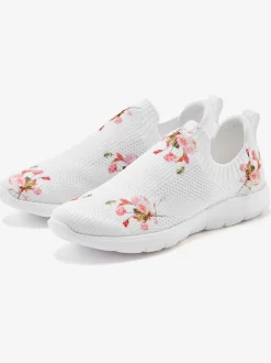 Baskets chaussure en textile à imprimé floral - s'adaptent parfaitement au pied grâce à leur qualité textile douce