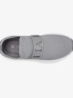 Baskets chaussures en textile, chaussures en tissu avec semelle chunky tendance