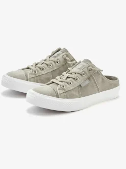 Baskets chaussures en textile au style usé et délavé tendance