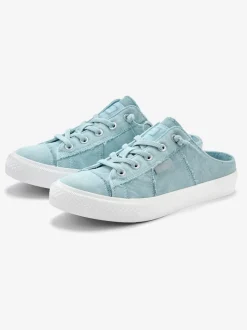 Baskets chaussures en textile au style usé et délavé tendance