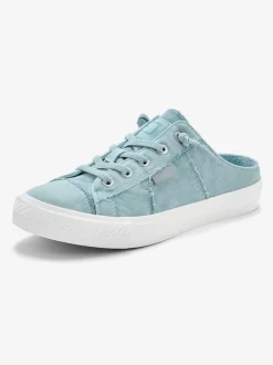 Baskets chaussures en textile au style usé et délavé tendance