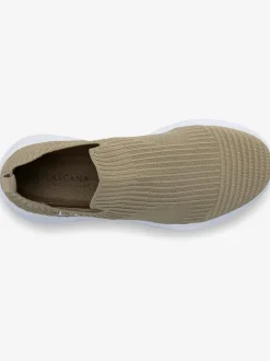Baskets chaussures en textile, chaussures en tissu – particulièrement légères et confortables, avec semelle chunky tendance