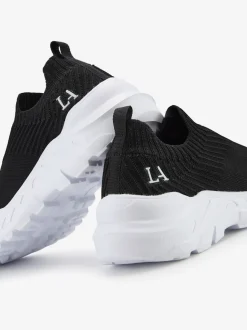 Baskets chaussures en textile, chaussures en tissu – particulièrement légères et confortables, avec semelle chunky tendance