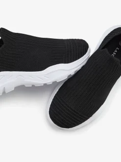 Baskets chaussures en textile, chaussures en tissu – particulièrement légères et confortables, avec semelle chunky tendance