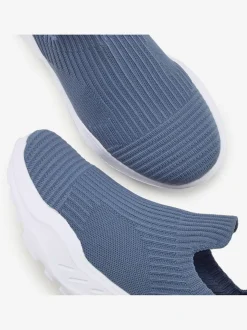 Baskets chaussures en textile, chaussures en tissu – particulièrement légères et confortables, avec semelle chunky tendance