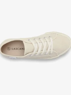 Baskets chaussures en textile, chaussures en tissu avec semelle compensée tendance