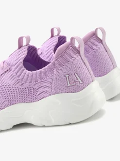 Baskets chaussures en textile, chaussures en tissu avec semelle chunky tendance