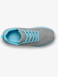Baskets chaussures en textile, chaussures en tissu avec détails contrastés pour un look raffiné