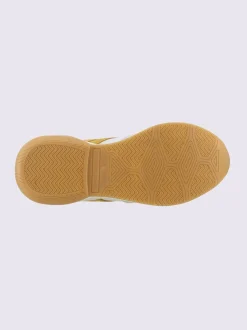 Baskets cuir de bœuf nappa et velours