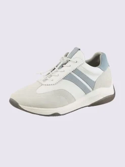 Baskets cuir de bœuf nappa et velours