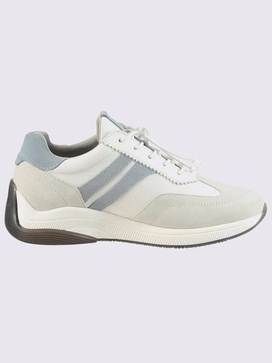 Baskets cuir de bœuf nappa et velours