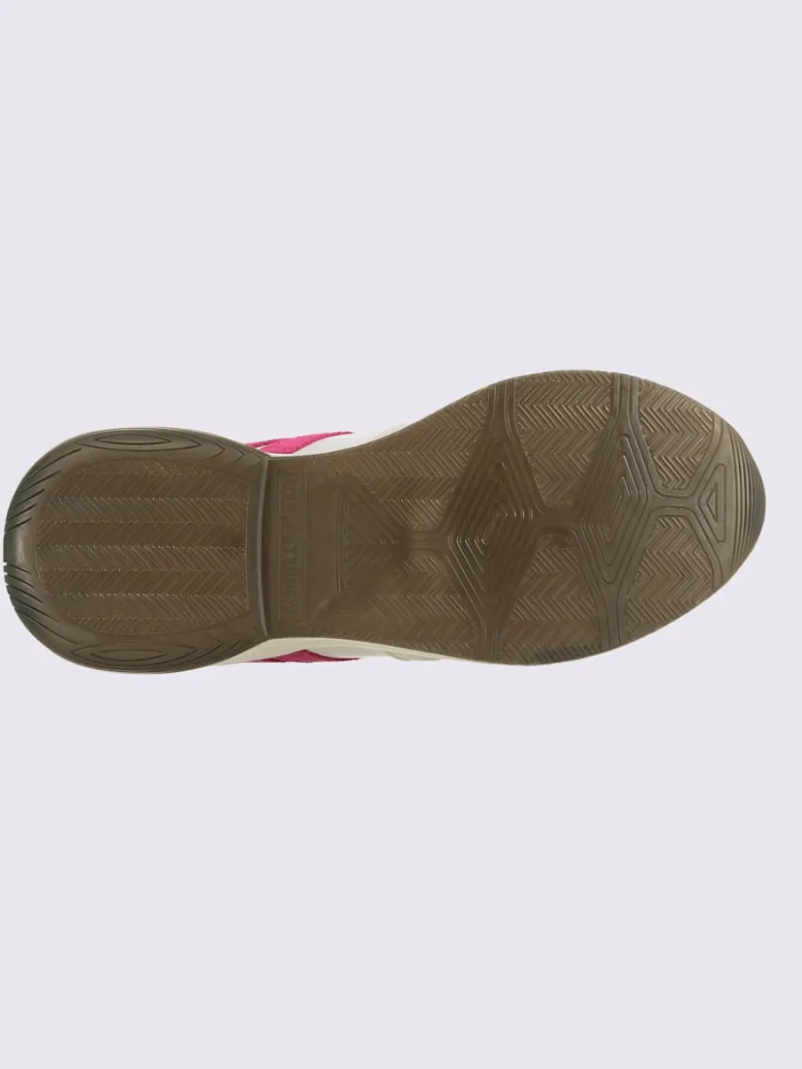 Baskets cuir de bœuf nappa et velours