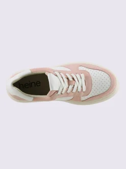 Baskets cuir de bœuf nappa et velours