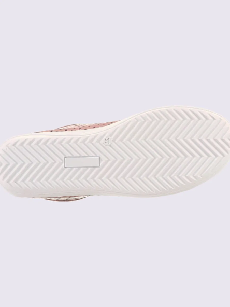 Baskets cuir nappa de vache
