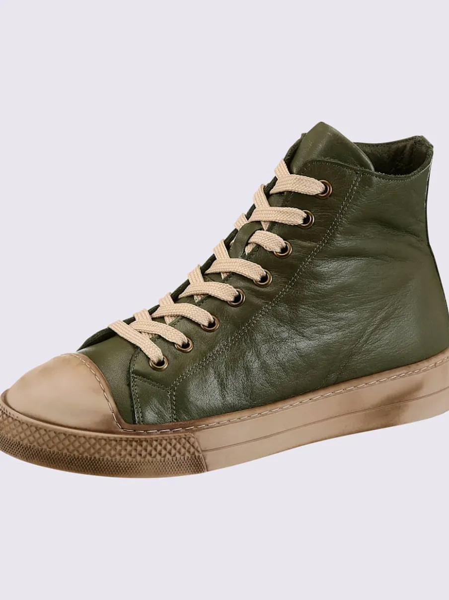 Baskets cuir nappa de vache