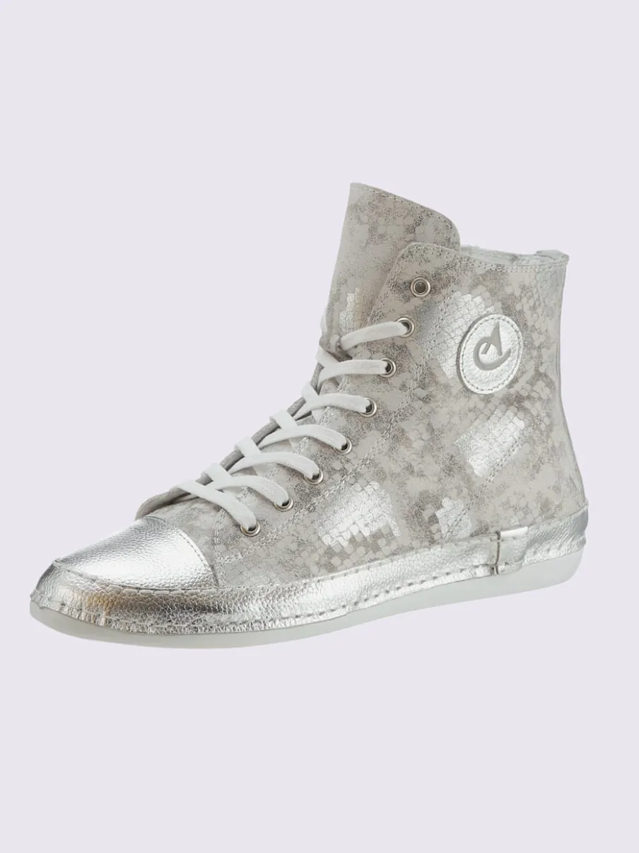Baskets cuir nappa de vache
