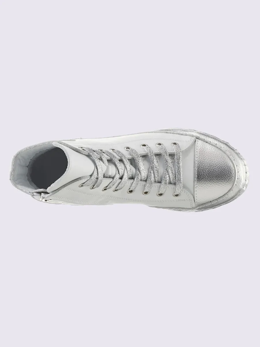 Baskets cuir nappa de vache