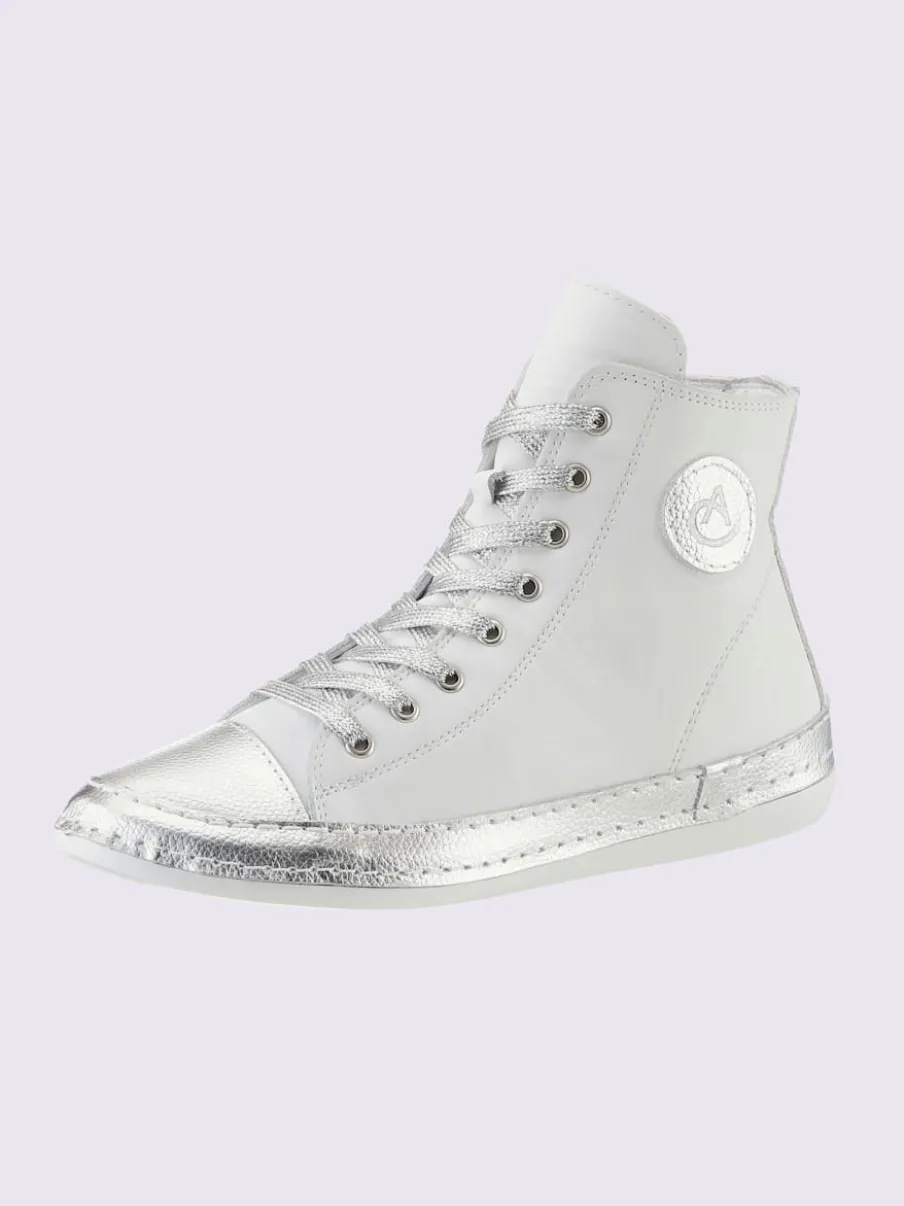 Baskets cuir nappa de vache