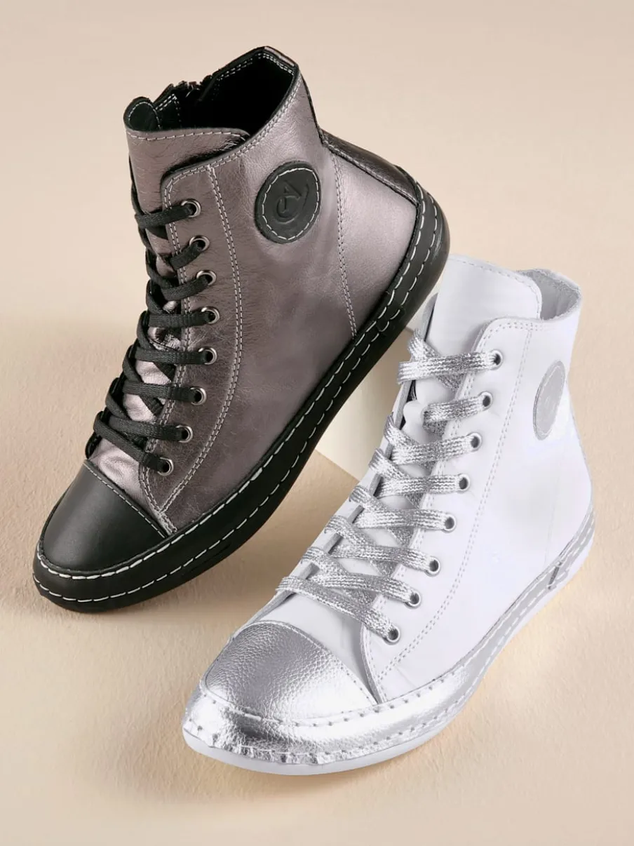 Baskets cuir nappa de vache