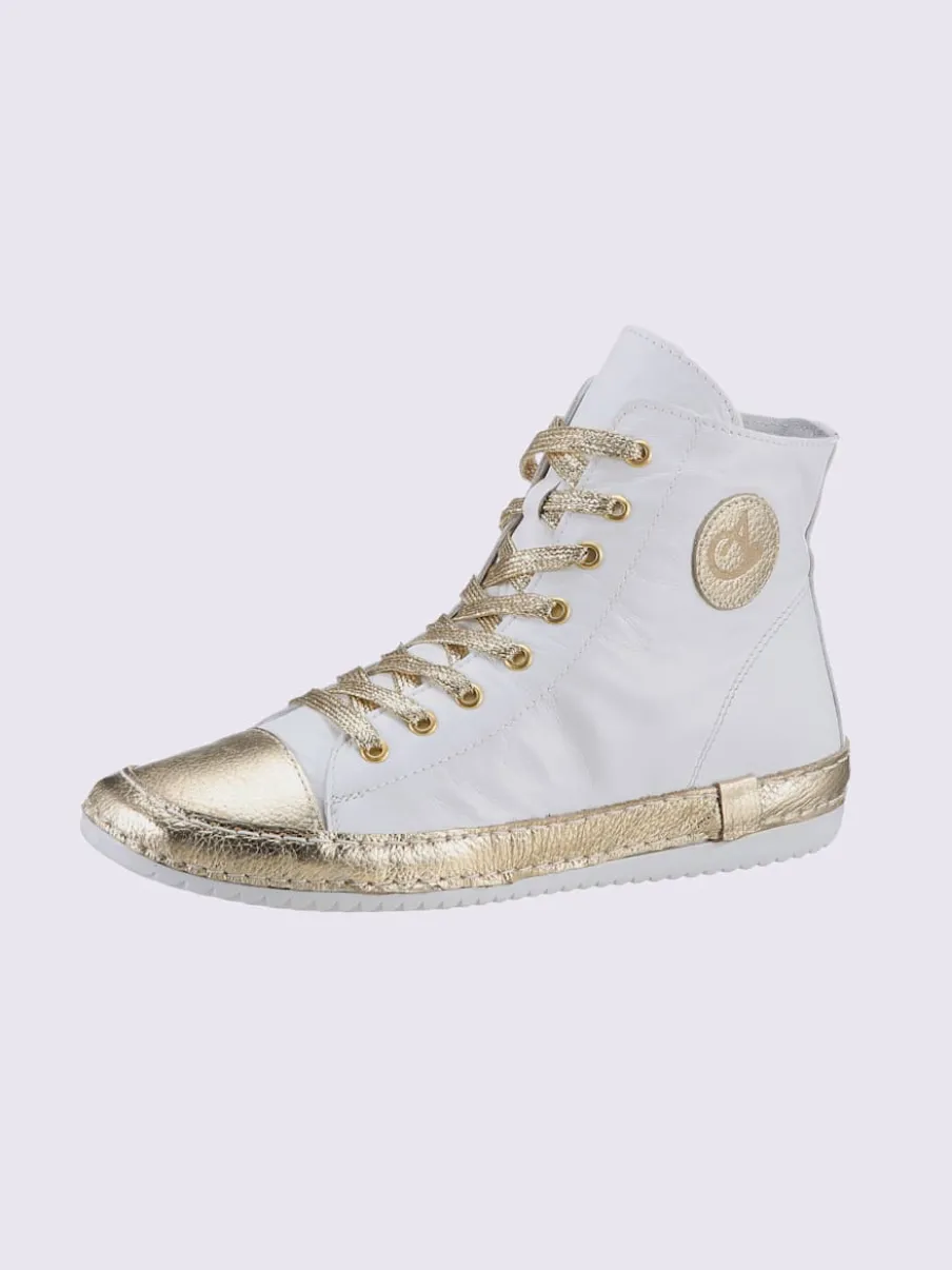 Baskets cuir nappa de vache
