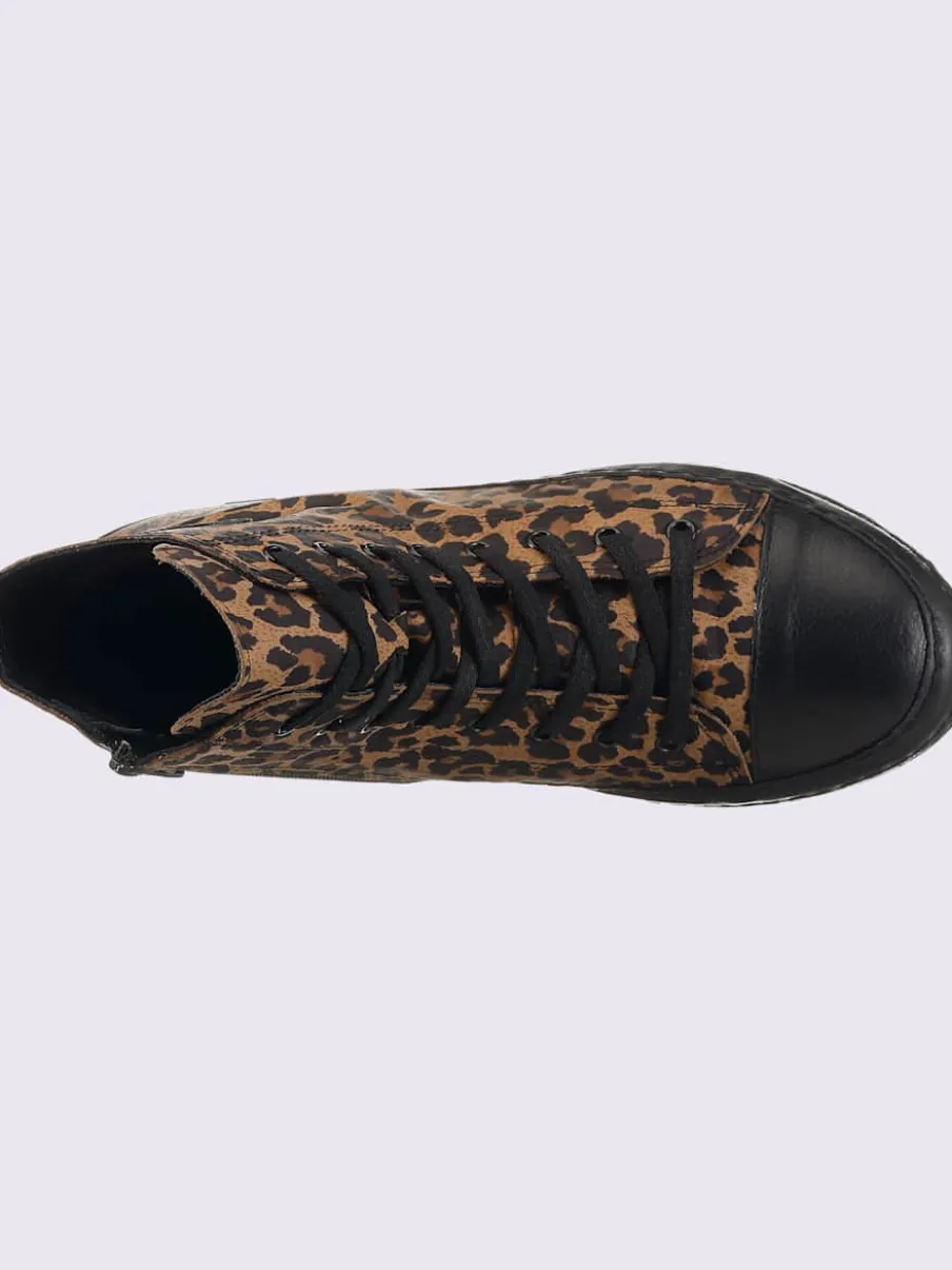 Baskets cuir nappa de vache