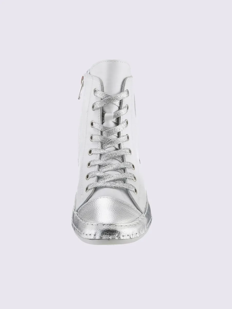 Baskets cuir nappa de vache