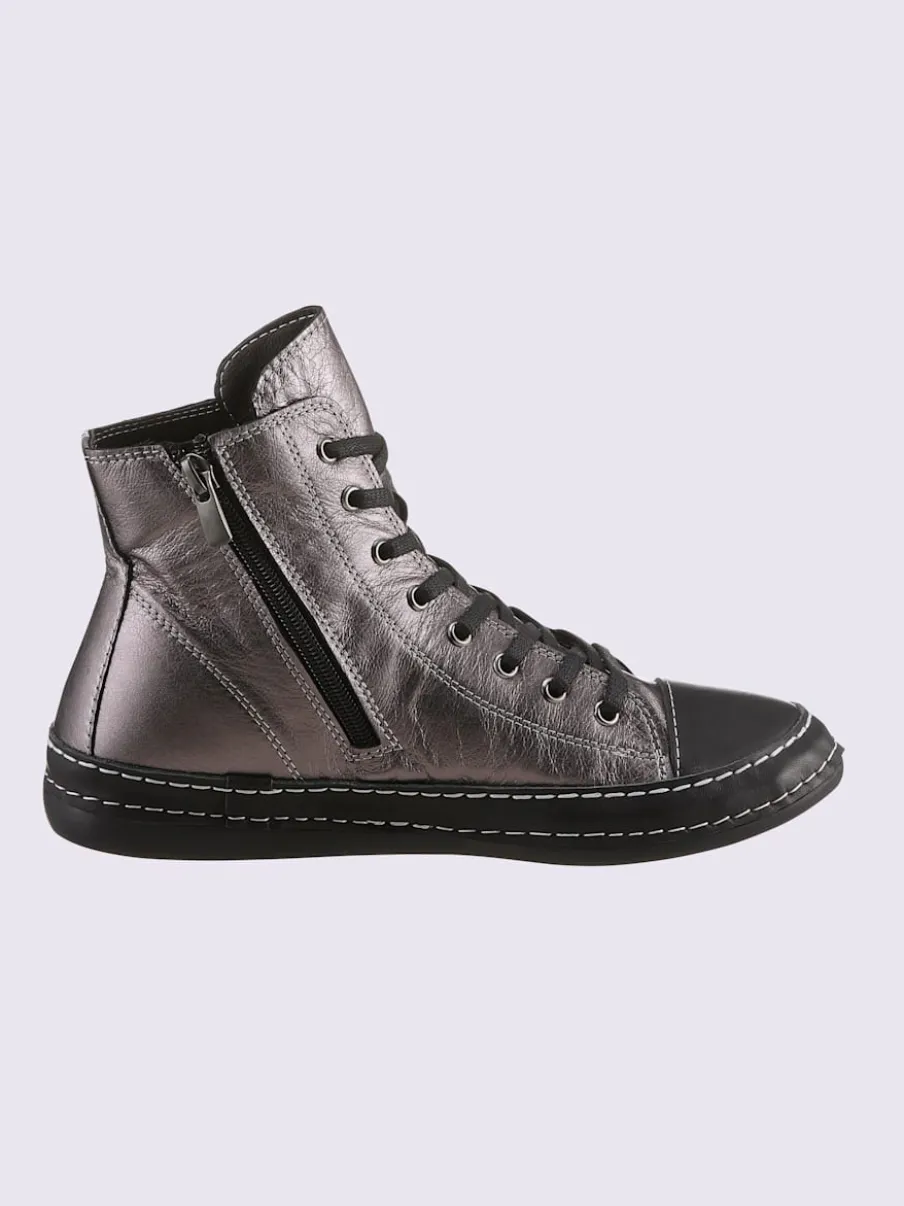 Baskets cuir nappa de vache