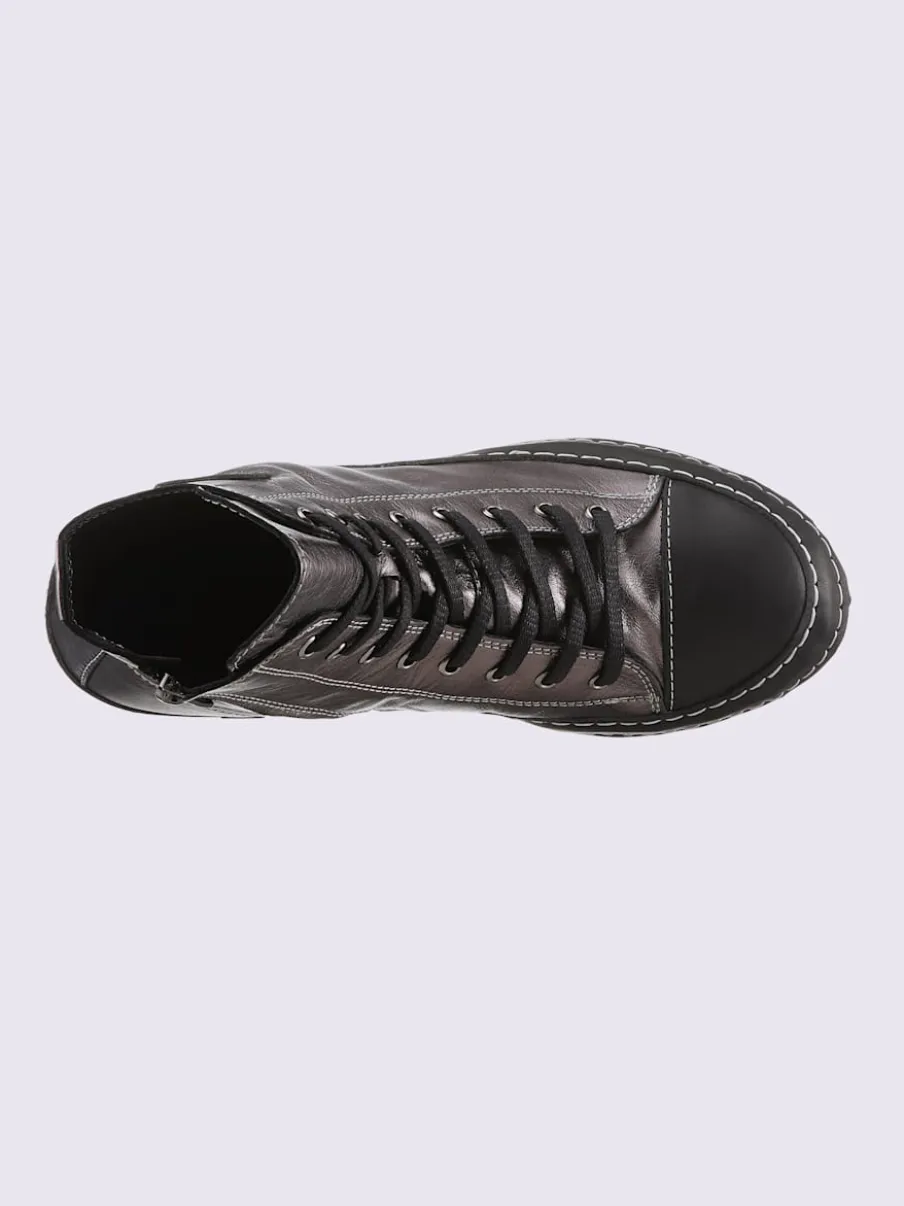 Baskets cuir nappa de vache