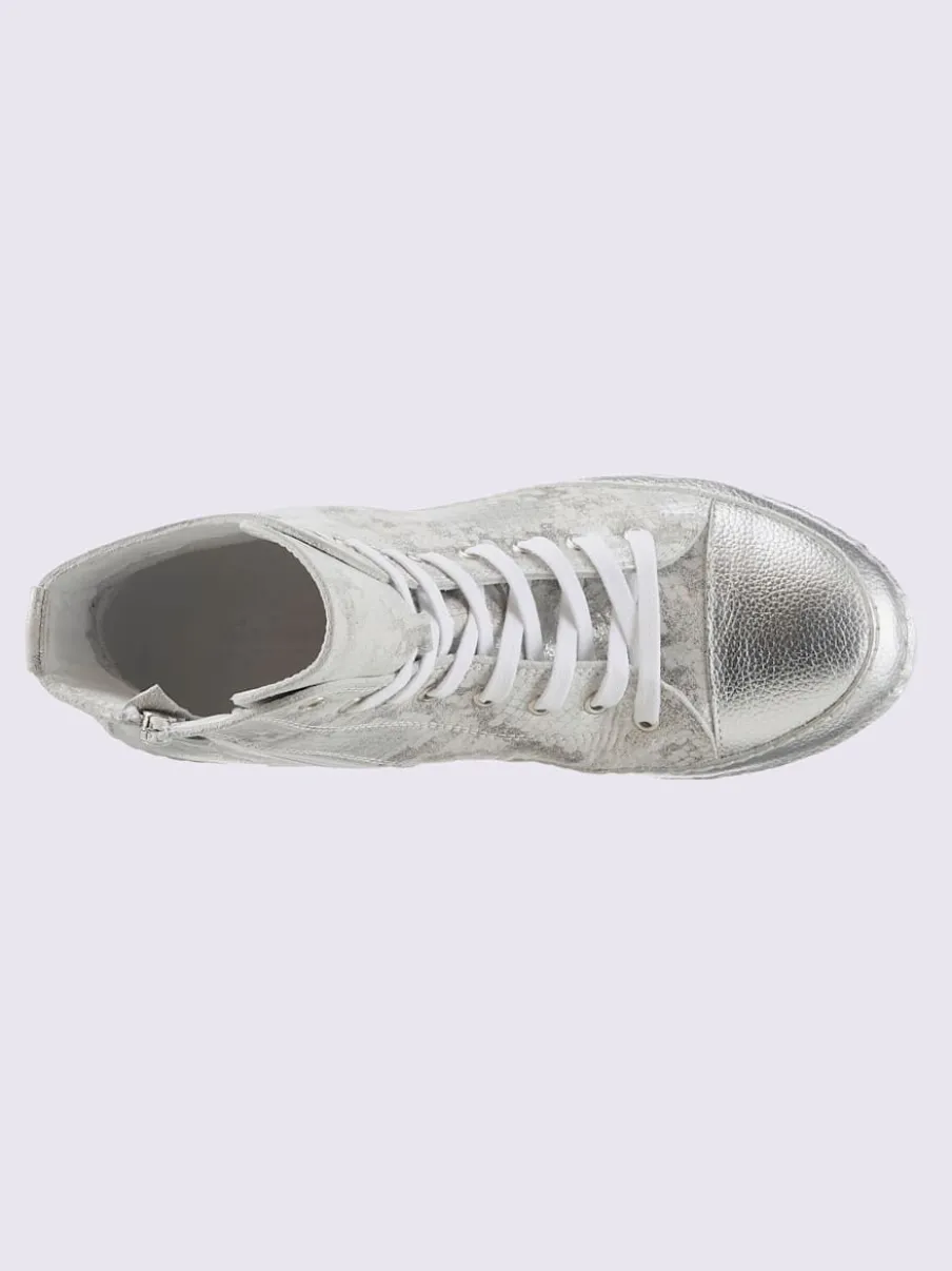 Baskets cuir nappa de vache