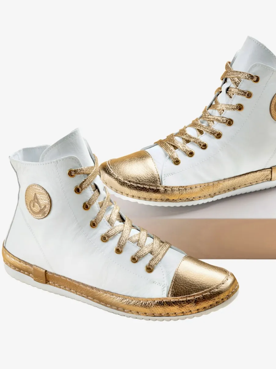 Baskets cuir nappa de vache