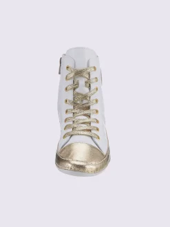 Baskets cuir nappa de vache