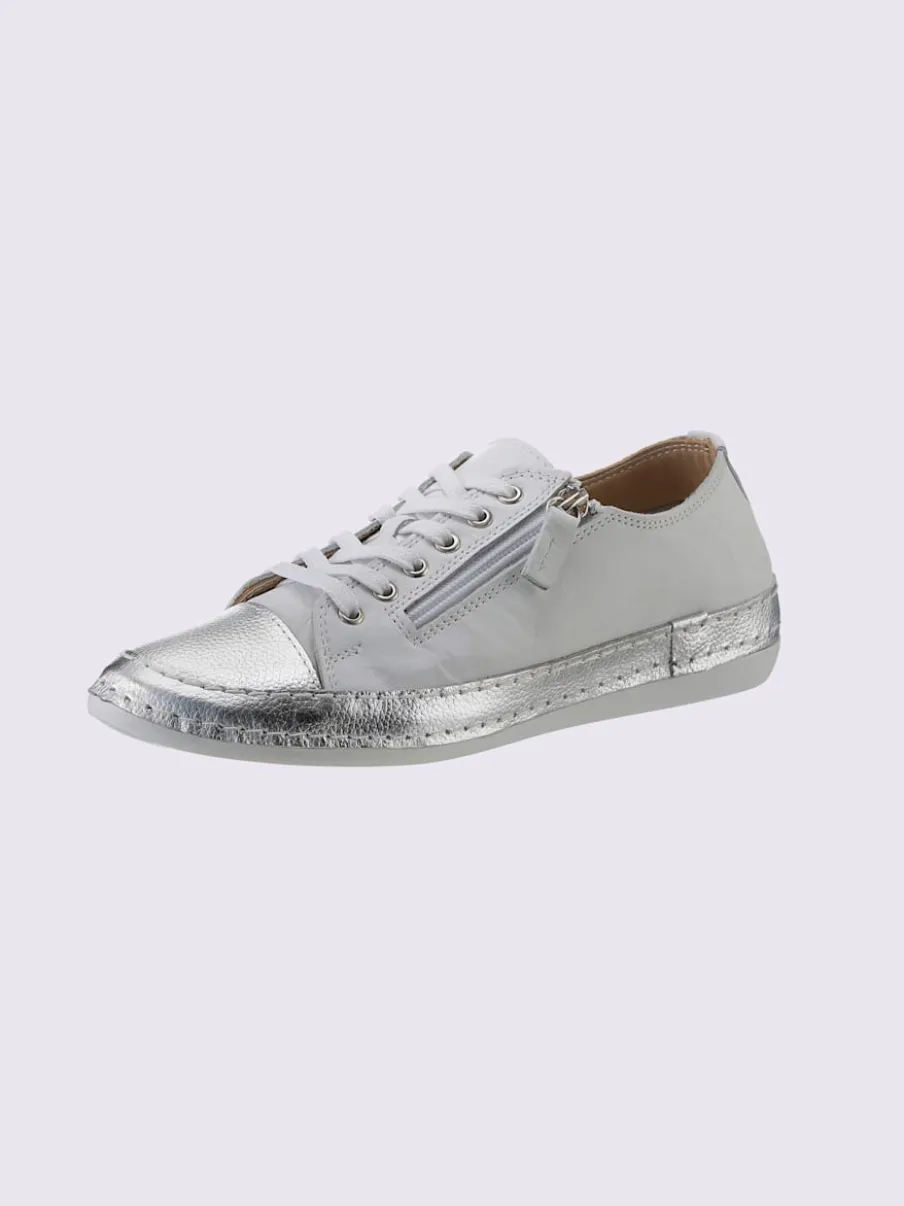 Baskets cuir nappa de vache