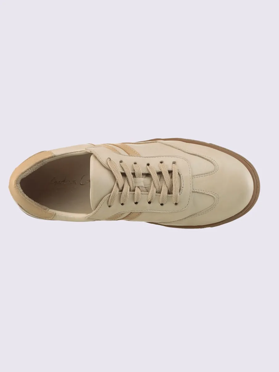 Baskets cuir nappa de vache