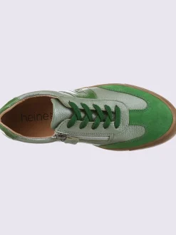 Baskets cuir vachette