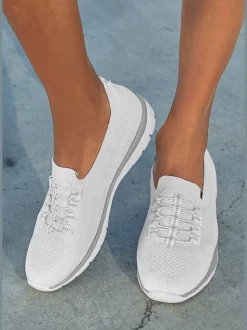 Baskets lacets élastiques et semelle flexible pour un confort optimal