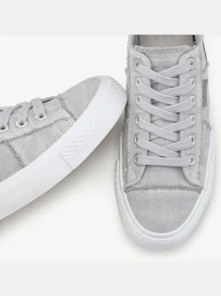 Baskets sneakers au style usé et délavé tendance