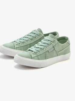 Baskets sneakers au style usé et délavé tendance