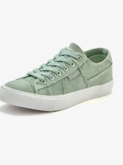 Baskets sneakers au style usé et délavé tendance