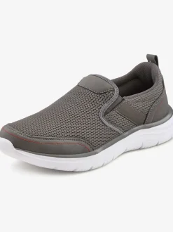 Baskets sneakers basiques confortables à enfiler avec talon légèrement rembourré pour un confort optimal
