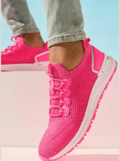 Baskets sneakers d'été légères avec laçage élastique pour un confort optimal et un enfilage rapide
