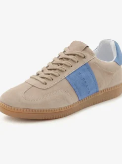 Baskets sneakers en cuir doux et de qualité avec doublure en textile douce, confortables à porter