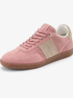 Baskets sneakers en cuir doux et de qualité avec doublure en textile douce, confortables à porter
