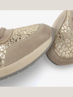 Baskets sneakers élégantes avec imprimé léopard brillant tendance et superbe imitation daim
