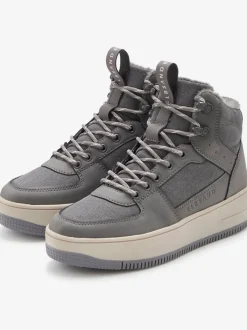 Baskets sneakers montantes avec doublure chaude et douce pour un confort optimal