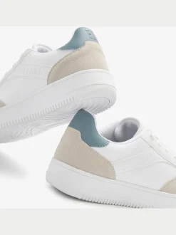Baskets sneakers tendance avec détails contrastés