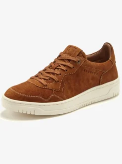 Baskets sneakers tendance en cuir velours doux de qualité, particulièrement confortables à porter