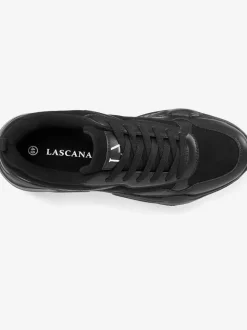 Baskets talon légèrement compensé au style chunky tendance