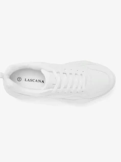 Baskets talon légèrement compensé au style chunky tendance