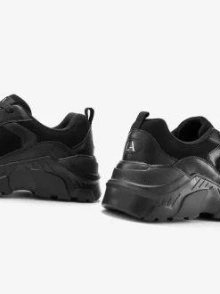 Baskets talon légèrement compensé au style chunky tendance