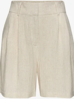 Bermuda ample avec ceinture élastique et poches fendues